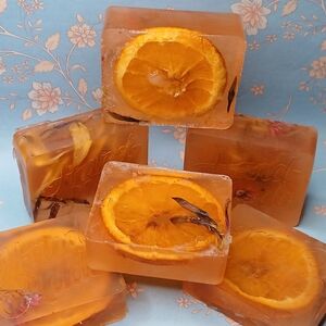 Handmade Orange Soap Bar
